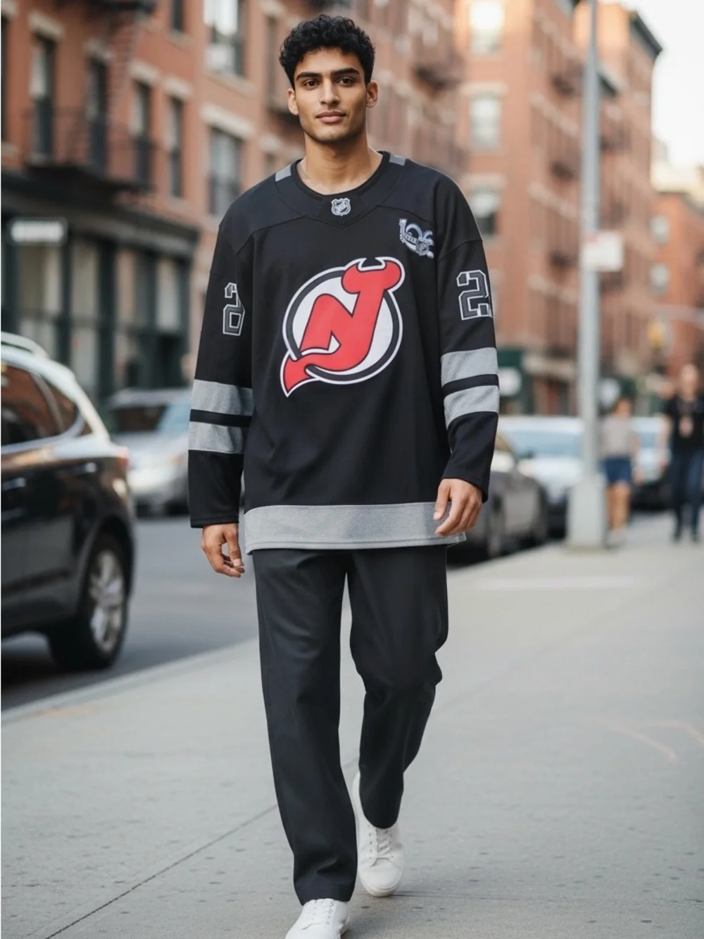 Adidas NHL New Jersey Devils Palmieri jersey in Black & Red